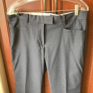 Gap Navy Pinstriped Pants Size 8 Regular
